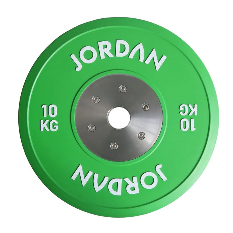 JORDAN 10kg Calibrated Colour Rubber Competition Plate