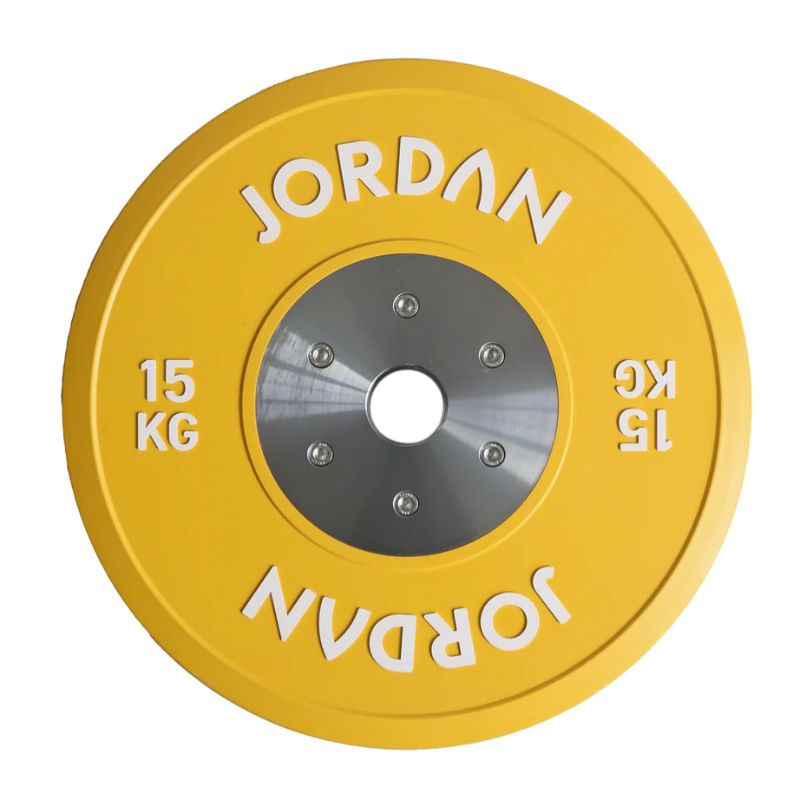 JORDAN 15kg Calibrated Colour Rubber Competition Plate