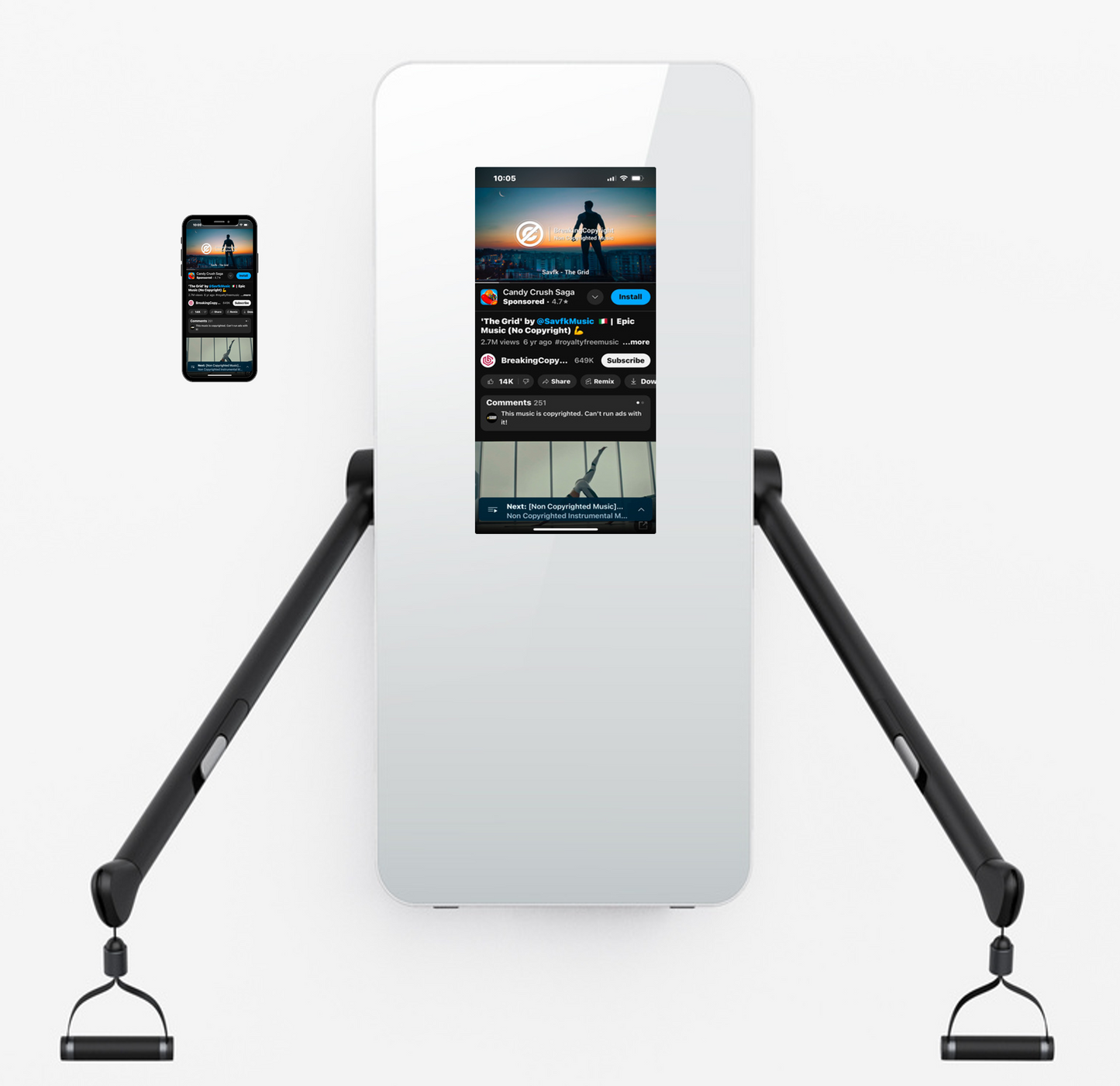 SPlan Fitness Mirror